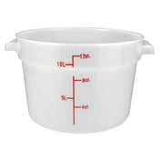 Winco PPRC-12W Storage Container 12 Qt. 12.31" X 14.13" X 8.38"H