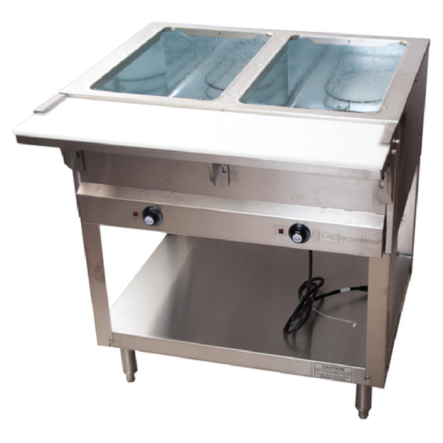 BK Resources STE-2-120 Steam Table Electric 30-3/8"W X 30-1/2"D X 34"H
