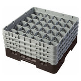 Cambro 36S800167 Camrack® Glass Rack With (4) Soft Gray Extenders Full Size