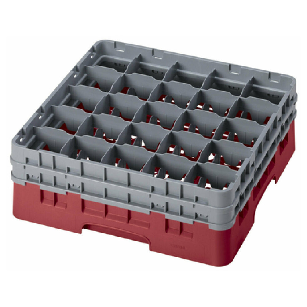 Cambro 25S534416 Camrack® Glass Rack With (2) Soft Gray Extenders Full Size