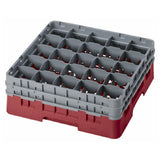 Cambro 25S534416 Camrack® Glass Rack With (2) Soft Gray Extenders Full Size