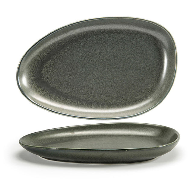 FOH SPT056DGP20 Kiln® Plate 14" X 9" X 1-1/2" Oval