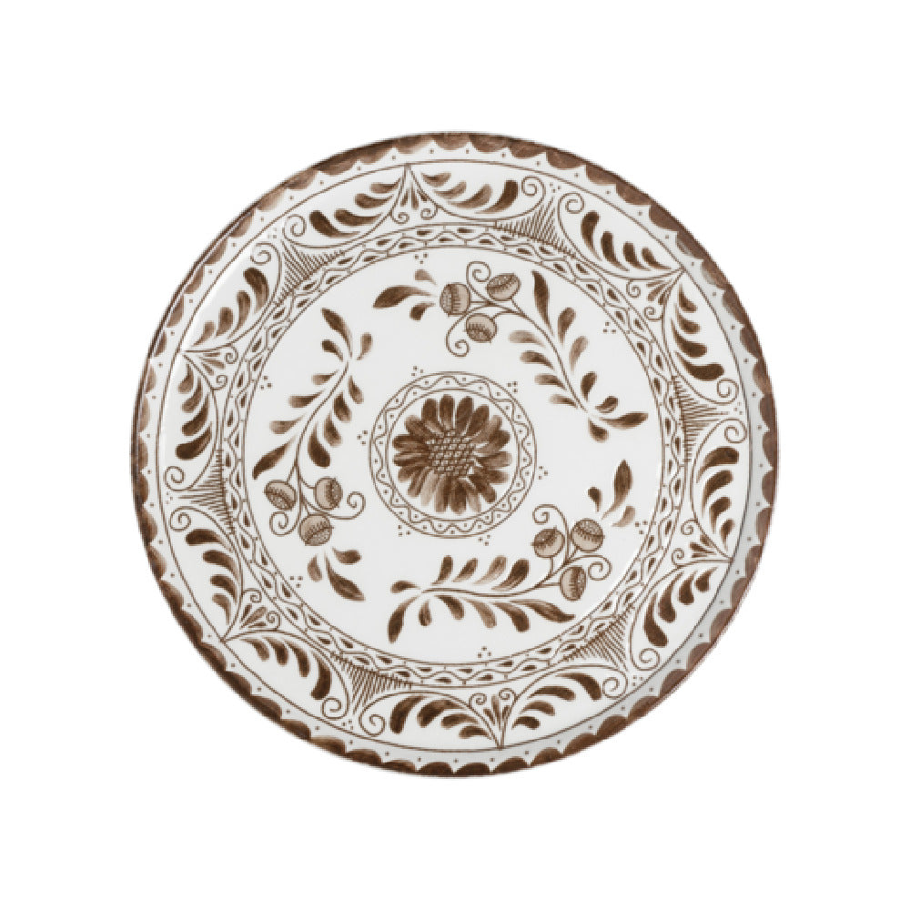 Steelite A105P801 Plate 10.75" Talavera Motiva Brown