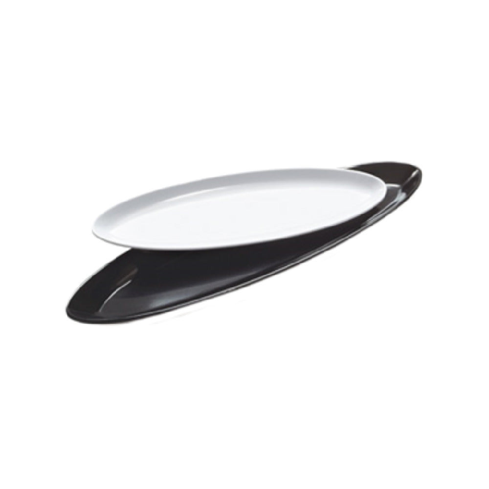 GET Enterprises ML-253-W Siciliano® Platter 1.3 Qt. (1.3 Qt. Rim Full) 21" X 6-1/2" X 1-1/2"H