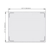 Vollrath 8250016 Miramar™ Double Well Template For Blank Double Template Stainless/satin Finish Edge