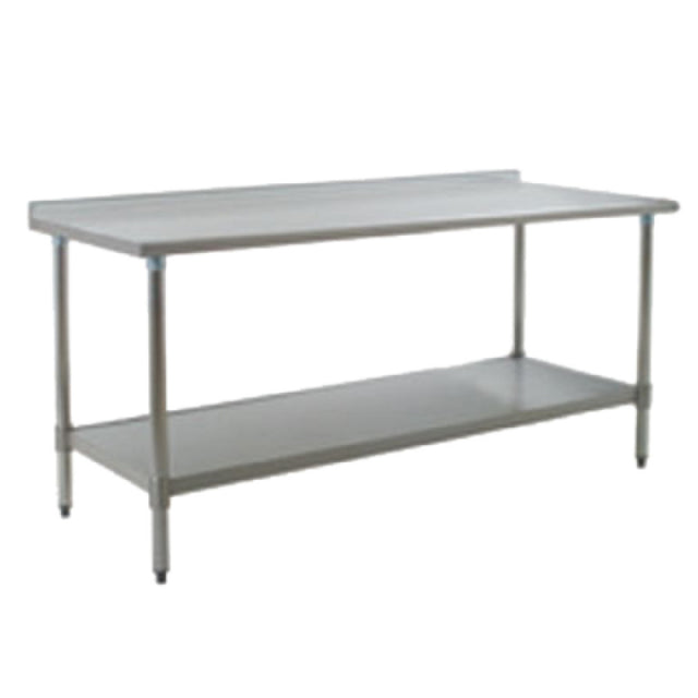 Eagle UT3660SE Spec-Master® Series Work Table 60"W X 36"D 14/300 Series Stainless Steel Top With 1-1/2"H Rear Up-turn