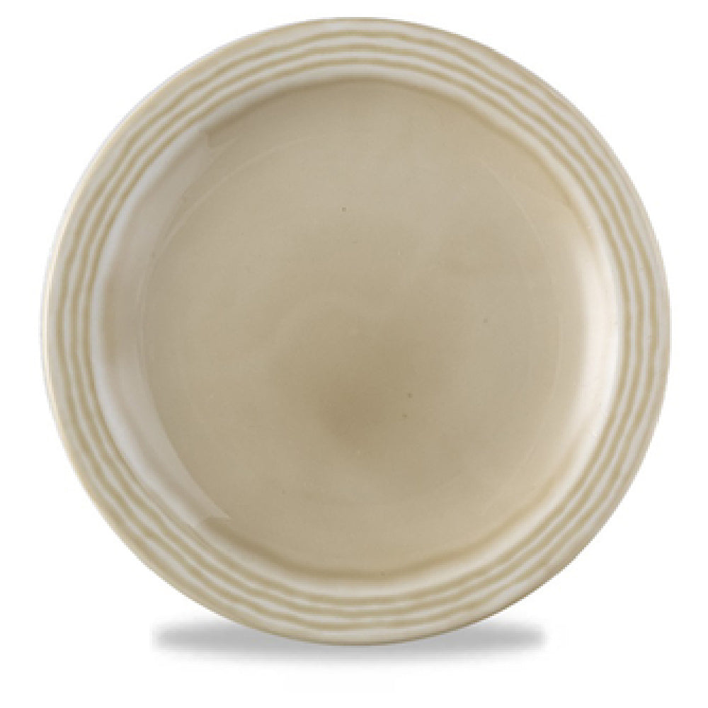 Arc Cardinal FN481 Dudson Harvest Norse Linen Narrow Rim Plate (D:11.0'') Vitrified Ceramic