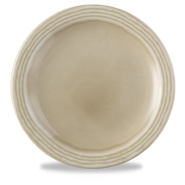 Arc Cardinal FN481 Dudson Harvest Norse Linen Narrow Rim Plate (D:11.0'') Vitrified Ceramic