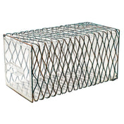FOH BHO083PTI20_ Patina Housing/Drawer Set Includes One BRI011PTI28 13" Patina Risers Set Of 2
