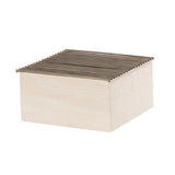 Cal Mil 23453-113 Newport Chafer Alternative 16"W X16"D X8"H Pine Wood