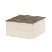 Cal Mil 23453-113 Newport Chafer Alternative 16"W X16"D X8"H Pine Wood