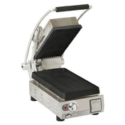 Star PGT7IA-120V Pro-Max 2.0® Sandwich Grill 7.5" W X 14.2"D Grooved Cast Iron Cooking Surface