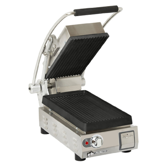 Star PGT7IA-120V Pro-Max 2.0® Sandwich Grill 7.5" W X 14.2"D Grooved Cast Iron Cooking Surface