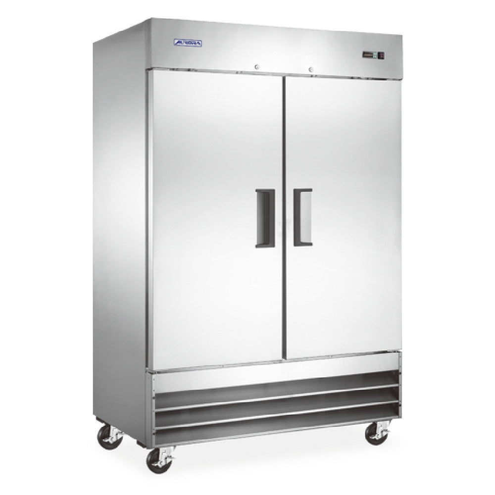 Omcan 59026 (RE-CN-0041E-HC) Aurora Refrigerator Reach In Two-section