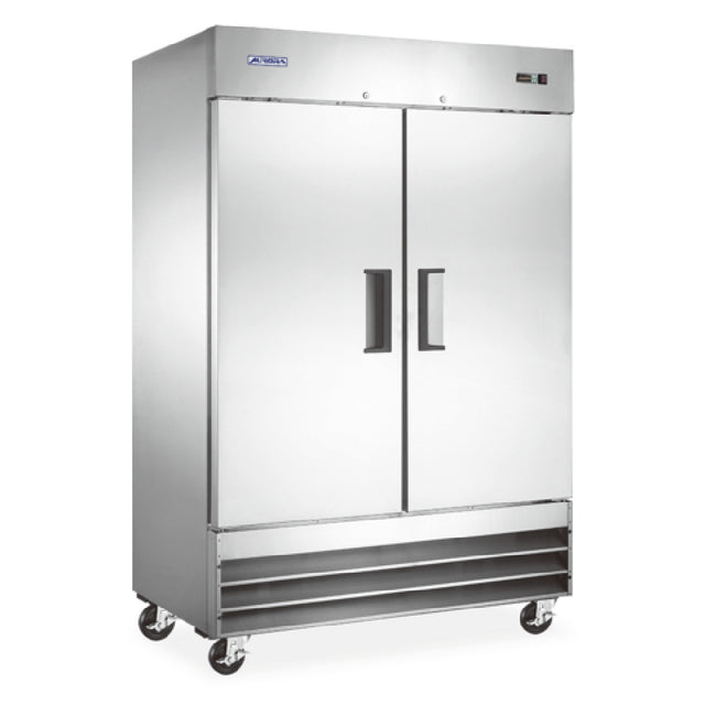 Omcan 59026 (RE-CN-0041E-HC) Aurora Refrigerator Reach In Two-section