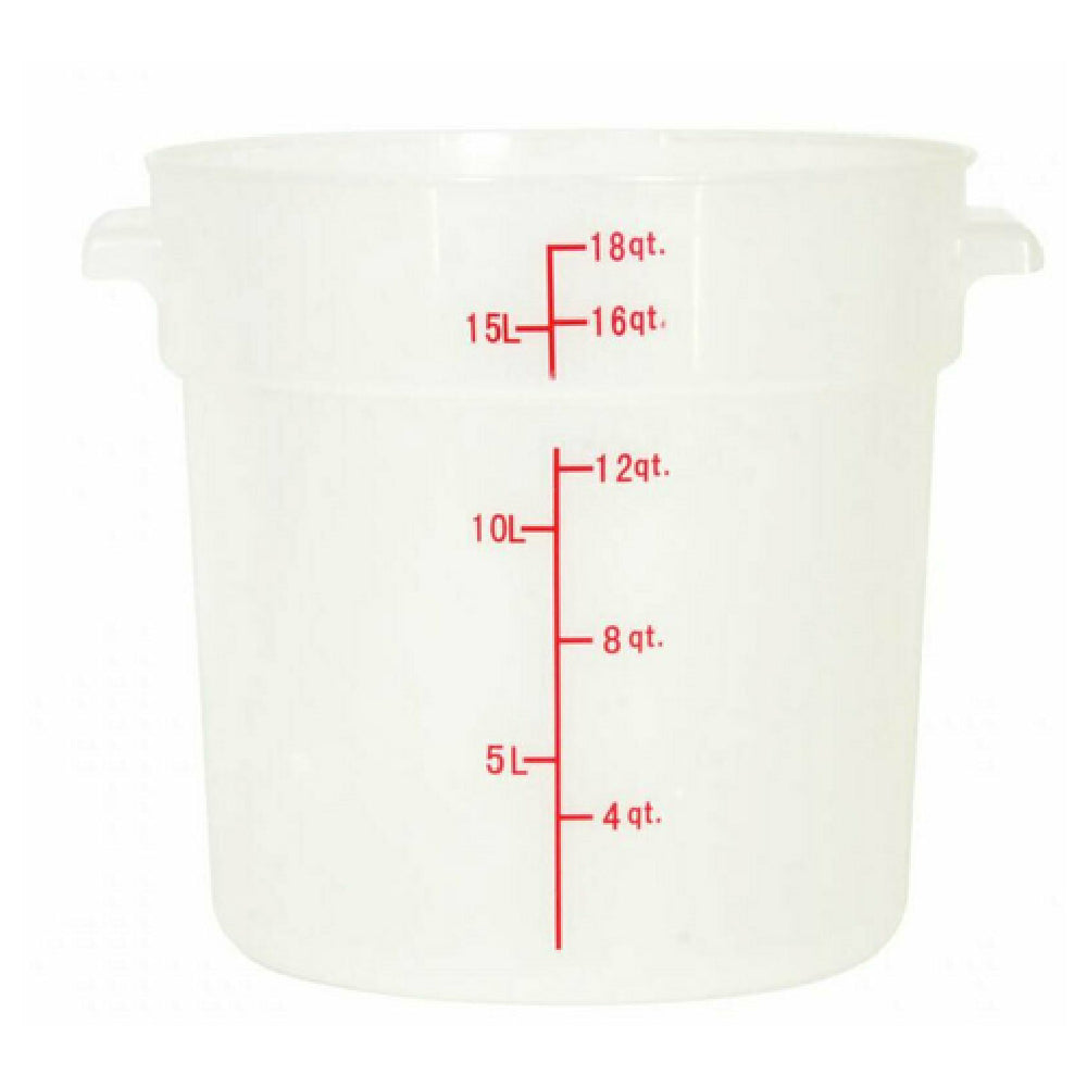 Omcan 80237 (80237) Food Storage Container 18 Quart Round