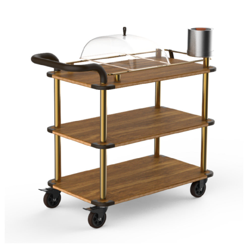 Steelite MGCRNX04BBXX - Cheese Plate And Wine Cart, 41.0" X 21.0" X 40.0", Rollin