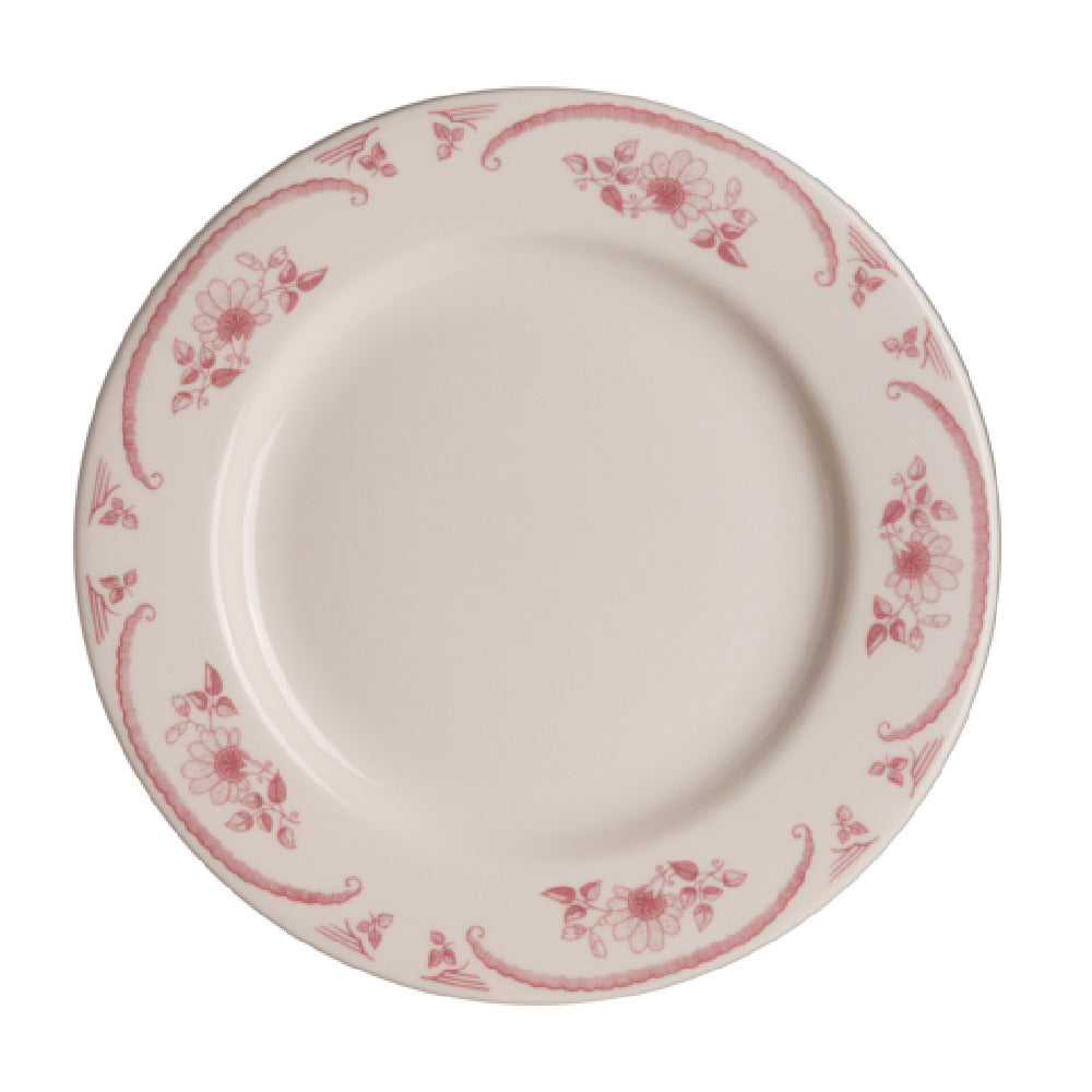 Steelite HL2022 - Rolled Edge Plate, 6.625", American Rose