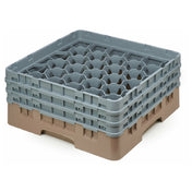 Cambro 30S638184 Camrack® Glass Rack With (3) Soft Gray Extenders Full Size