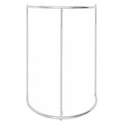 Hubert 60640 - Clothing Rack, 43" Dia., Half-round