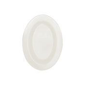 CAC China MLDRE-13 Dwight Oval Platter 11.5"W X 8.25"D X 1"H Rolled Edge(Sold By Case)