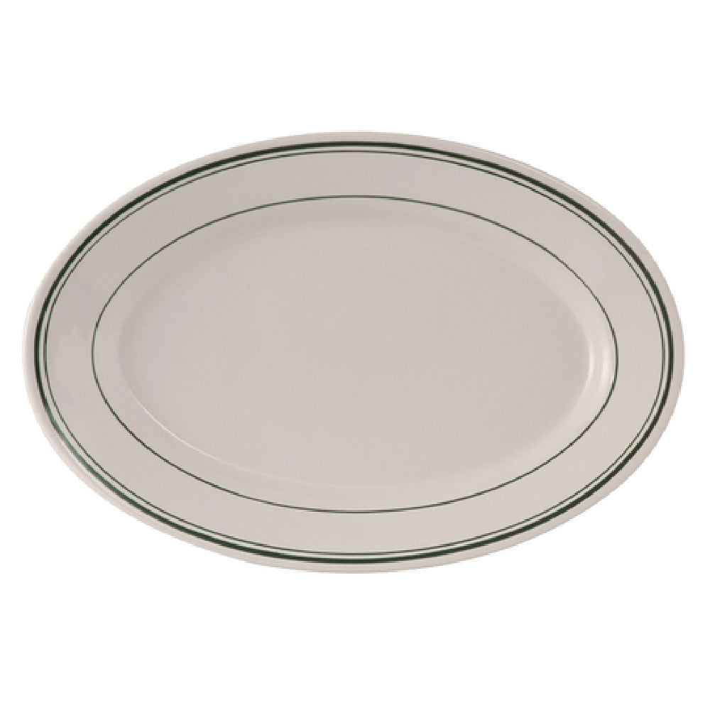 Tuxton TGB-034 Platter 9-3/8" X 6-1/2" Oval