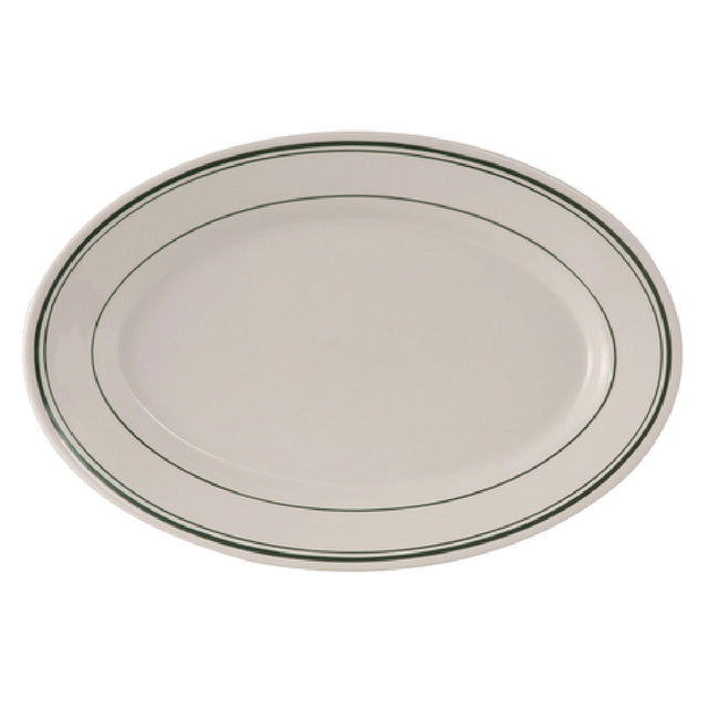 Tuxton TGB-034 Platter 9-3/8" X 6-1/2" Oval