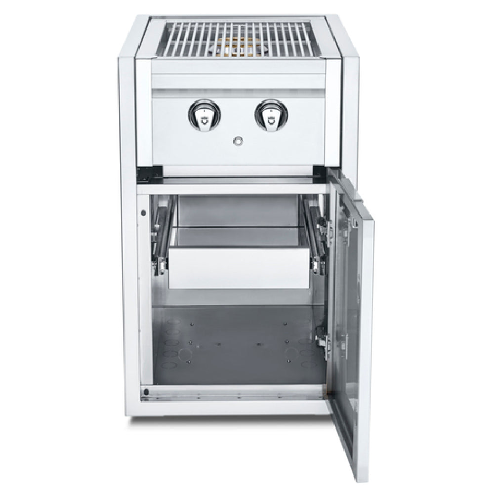 Crown Verity IBISC-SBNG-1D Infinite Series Small Cabinet With Built-In Dual Side Burner & Single Drawer