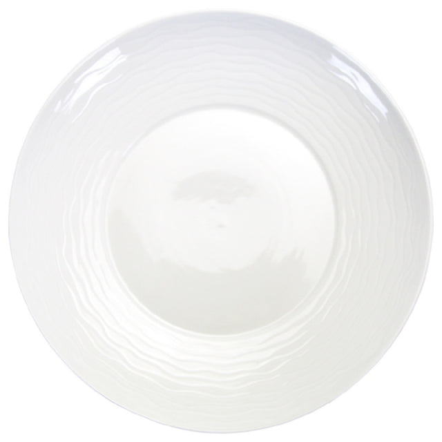 International Tableware WA-54 Plate 11-1/4" Dia. X 2"H Wide Patterned Rim