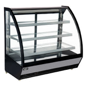 Omcan 46471 (RS-CN-0860) Refrigerated Display 60"W Curved Front Lift-up Glass