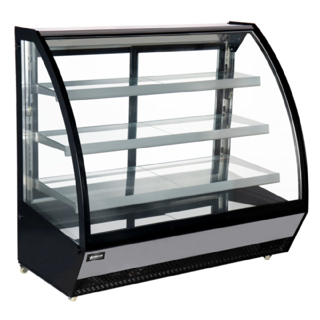 Omcan 46471 (RS-CN-0860) Refrigerated Display 60"W Curved Front Lift-up Glass