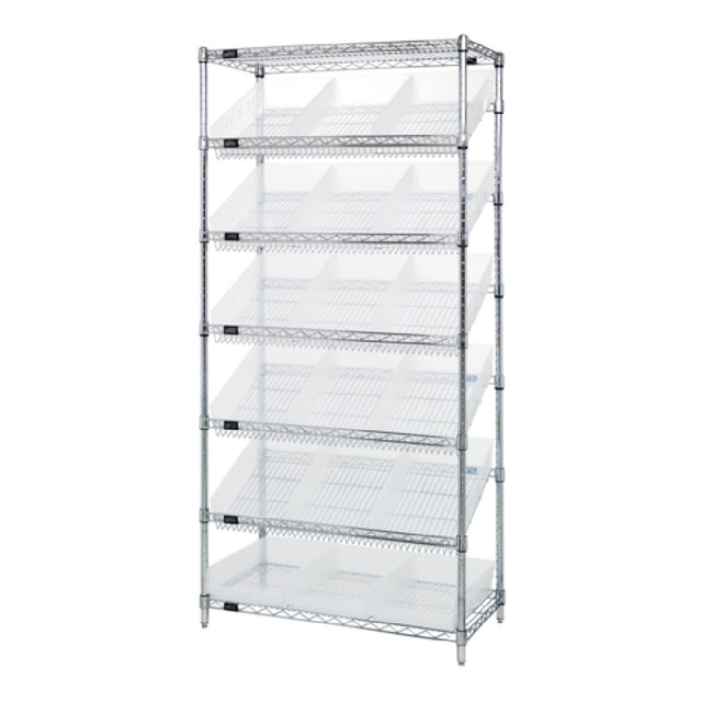 Quantum WRS-7-110CL Bin Systems Unit Stationary 36"W X 18"D X 74"H