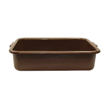 TableCraft Products 1529BR - Tote Box, 21-1/2" X 15-3/4" X 5", Pebbled Finish Outside
