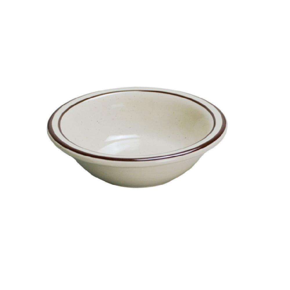 Yanco BR-11 Brown Speckled Fruit Bowl 4-3/4 Oz. 4-5/8" Dia.