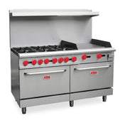 Omcan USA 46128 - (CE-CN-0006-GL) Commercial Range, LP Gas, 60"W