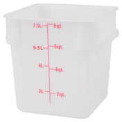 Stanton Trading PES-8 Food Storage Container Square 8 Qt.