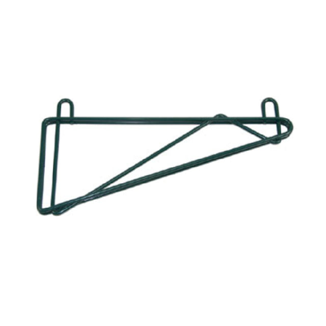 Klinger's Trading SS18-GREEN Single Wall Bracket For 18"D Shelf Green Epoxy Finish (sold Each)