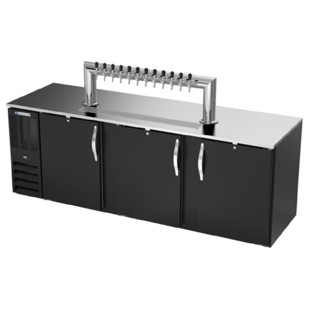 Beverage Air DD72HC-B-12T - Direct Draw Dispenser, 72"W X 30-3/8"D X 49-7/8"H, 23.643 Cu. Ft.