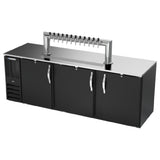 Beverage Air DD72HC-B-12T - Direct Draw Dispenser, 72"W X 30-3/8"D X 49-7/8"H, 23.643 Cu. Ft.