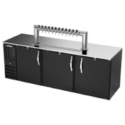 Beverage Air DD72HC-B-12T - Direct Draw Dispenser, 72"W X 30-3/8"D X 49-7/8"H, 23.643 Cu. Ft.