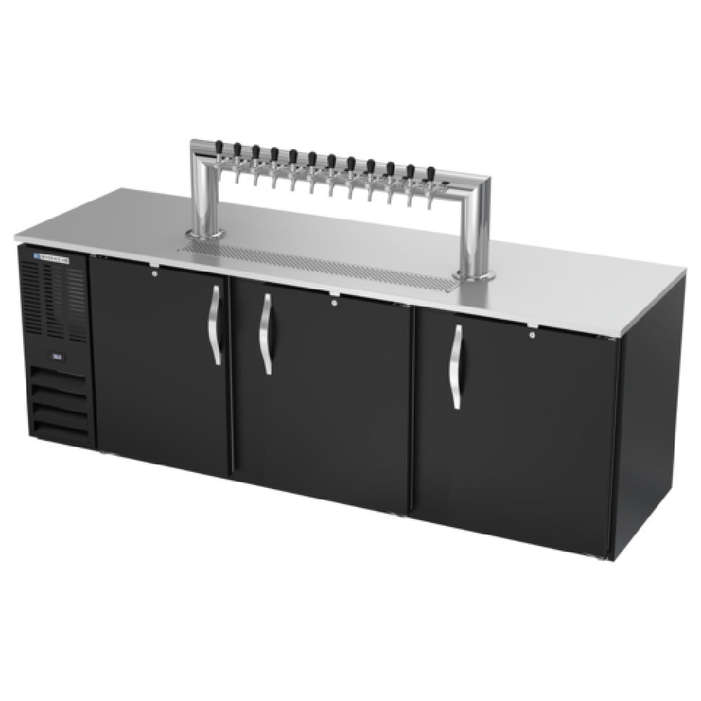 Beverage Air DD94HC-B-12T - Direct Draw Dispenser, 94"W X 30-3/8"D X 49-7/8"H, 37.82 Cu. Ft.