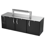 Beverage Air DD94HC-B-12T - Direct Draw Dispenser, 94"W X 30-3/8"D X 49-7/8"H, 37.82 Cu. Ft.