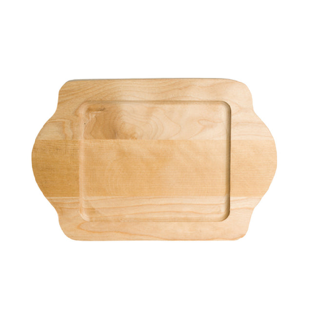 Steelite 7360MW100 Wooden Tray 9.5" X 6.25" X 0.625" Cast Iron