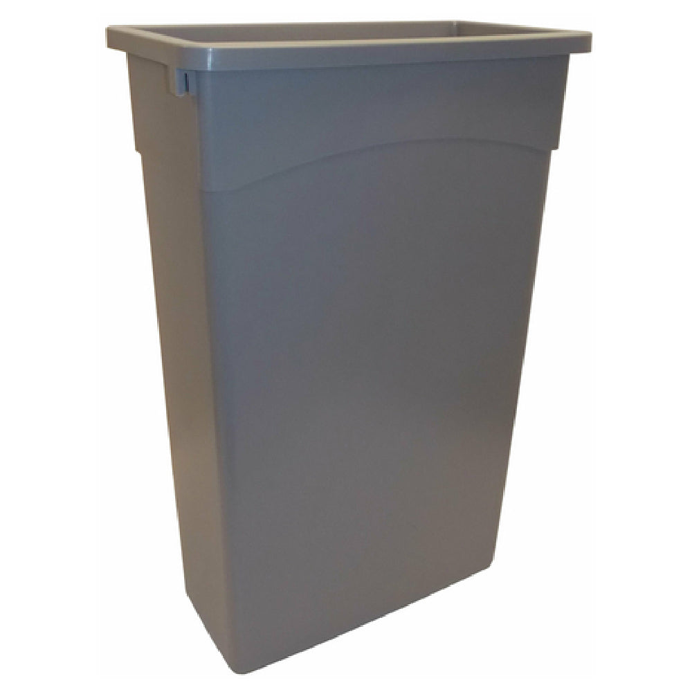 Royal CCP 8322GY - Wall Hugger™ Trash Can, 23 Gallon, Rectangular