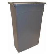 Royal CCP 8322GY - Wall Hugger™ Trash Can, 23 Gallon, Rectangular