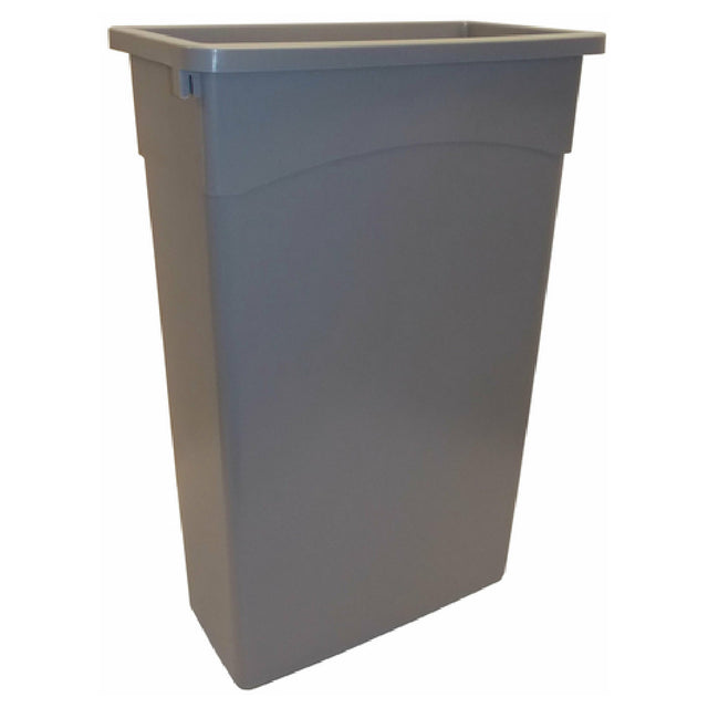 Royal CCP 8322GY - Wall Hugger™ Trash Can, 23 Gallon, Rectangular