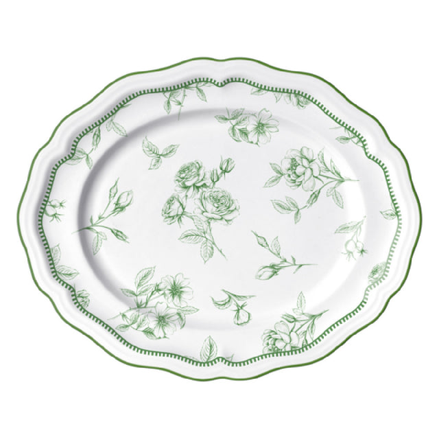 Steelite 62539FP817 Oval Platter 13.0" X 10.5" X 1.0" Adelina