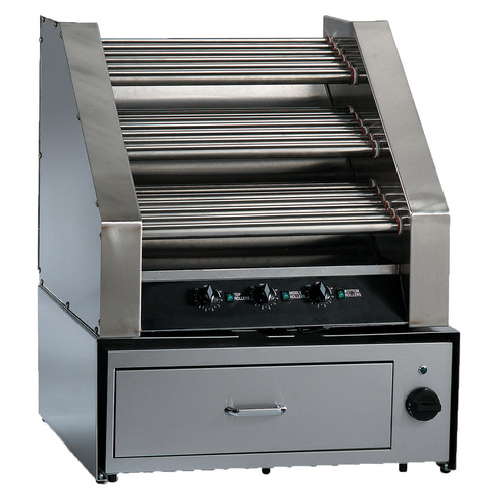 Gold Medal 8123 - Hot Dog Grill, Roller Style, (3) Tier