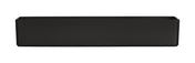 A rectangular, matte black planter box is shown against a white background. Its straight edges and lack of visible designs give it a modern, minimalist look—similar in style to the sleek Hudson Bowl collection.