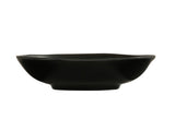 A simple, round melamine bowl with a matte finish. The bowl has gently curved sides, a slightly flared rim, and a small, circular base. Dishwasher safe and photographed against a plain white background.
